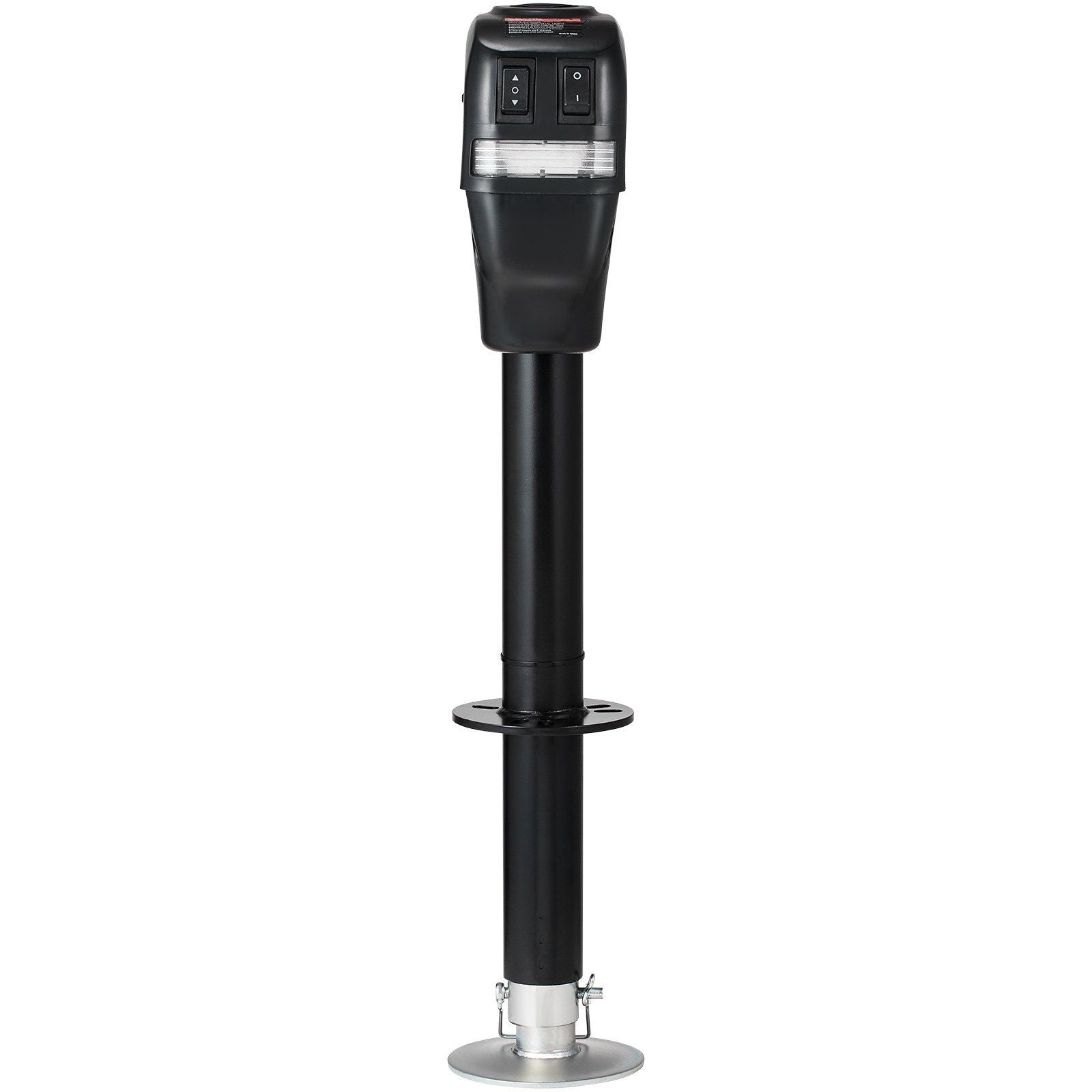 Electric Trailer Jack, Power Tongue Jack Weight Capacity 4000 lbs, 9.84"-33.85" Electric Tongue Jack with Waterproof Cover for Lifting RV Trailer, Horse Trailer, Utility Trailer, Yacht Trailer