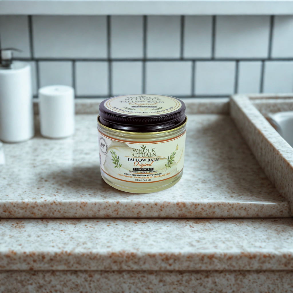 Grass-Fed Beef Tallow Balm – Unscented