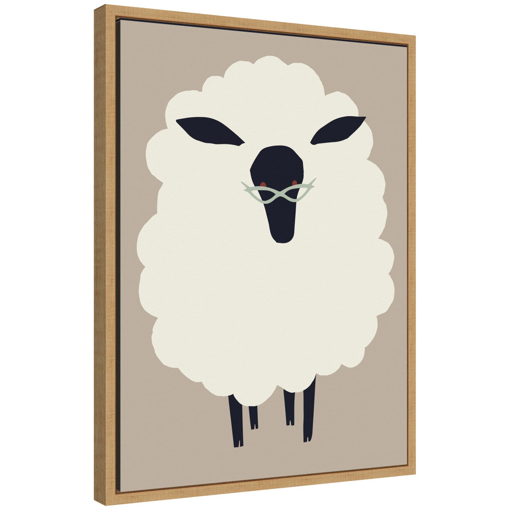 Sylvie Farm Sheep Framed Canvas by Hannah Beisang
