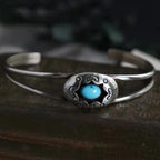 Turquoise Alloy Open Bracelets - 6 Styles