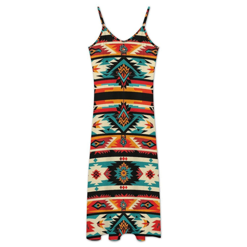Baha Ranch Santa Fe Western Maxi Sun Dress