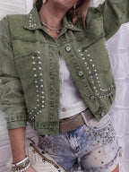Women’s Studded Denim Jacket