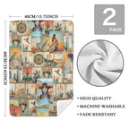 Baha Ranch Colores de Mexico Pictures of the Southwest Set of 2 Dish Towels Made in America