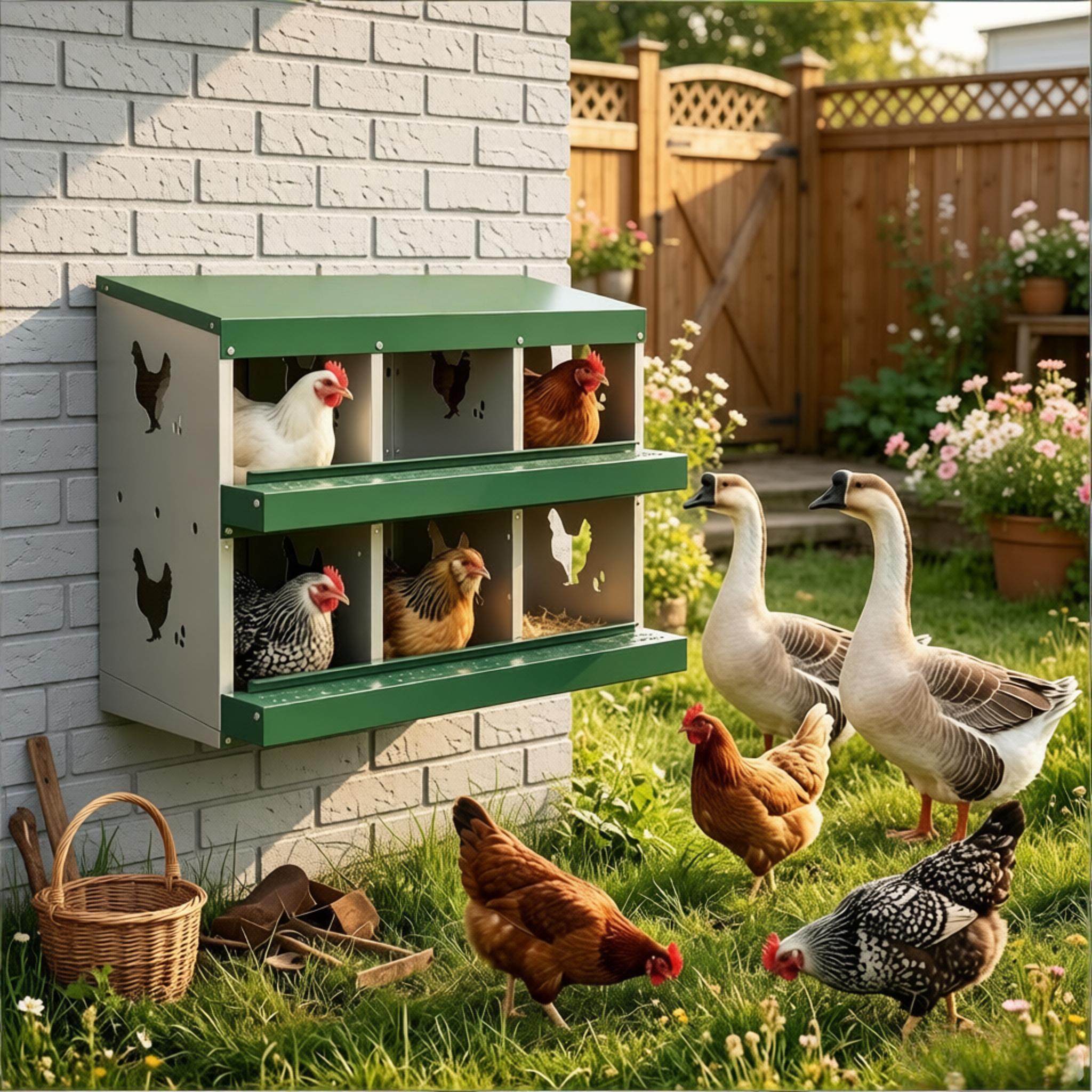 Outdoor Egg Laying Boxes, Metal Nesting Boxes, Chicken Nesting Boxes