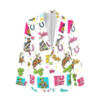Baha Ranch The Last Roundup Western Rodeo Blazer in White