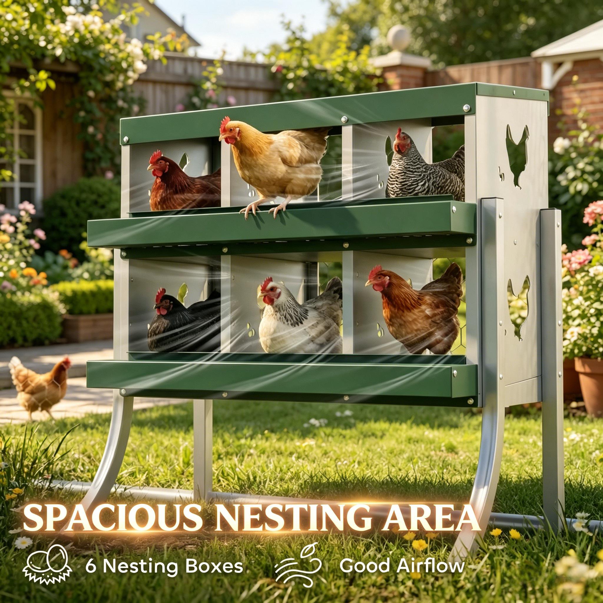 Outdoor Egg Laying Boxes, Metal Nesting Boxes, Chicken Nesting Boxes