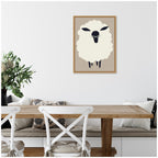 Sylvie Farm Sheep Framed Canvas by Hannah Beisang