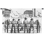 Baha Ranch Cowboy Ranch Window Curtain 52"x63" Made in America