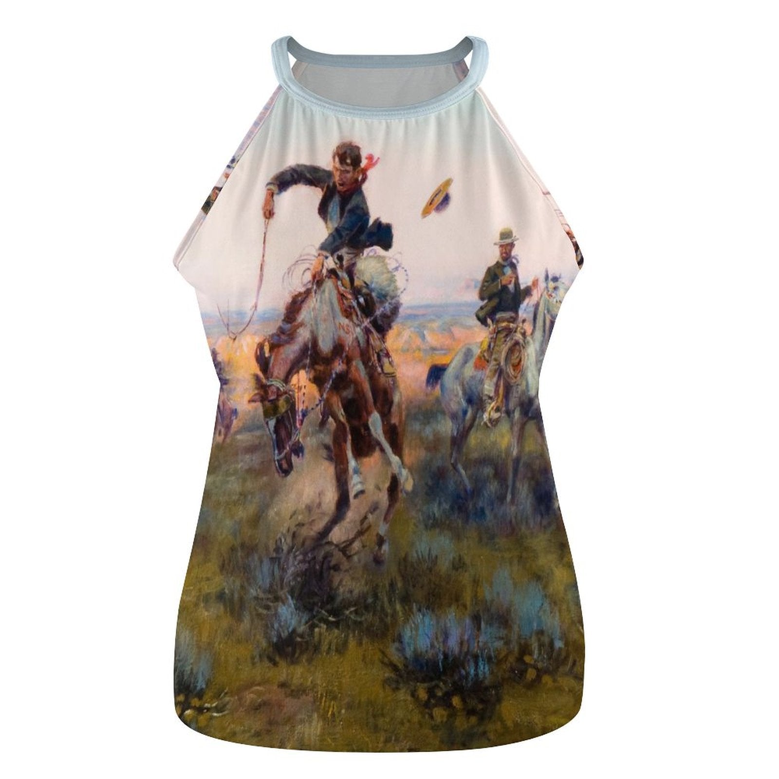 Baha Ranch Vintage Western Cowboy Women's Tank Top