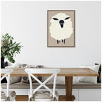 Sylvie Farm Sheep Framed Canvas by Hannah Beisang