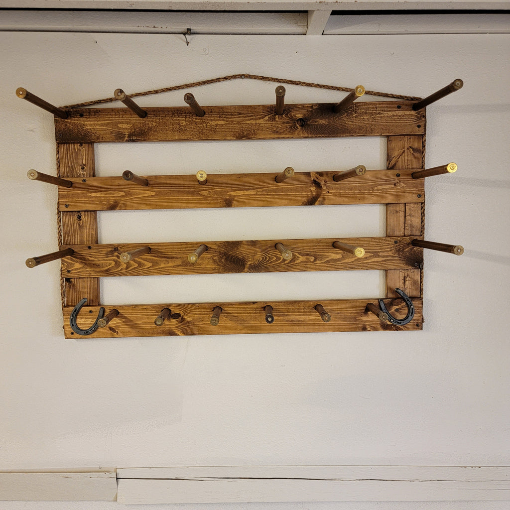 The 9-Hatter: Horizontal Wall-Hanging Western Organization