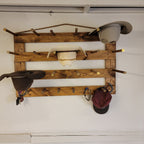 The 9-Hatter: Horizontal Wall-Hanging Western Organization