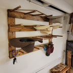 The 9-Hatter: Horizontal Wall-Hanging Western Organization