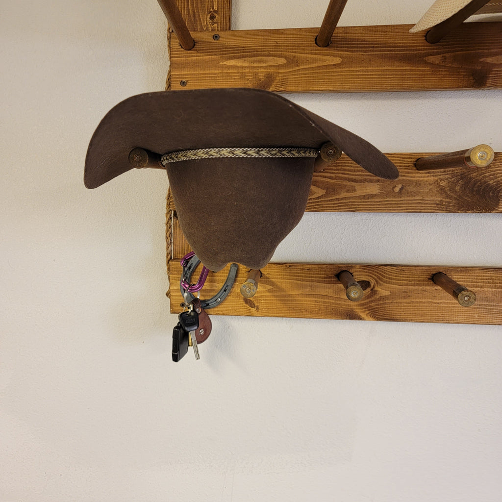 The 9-Hatter: Horizontal Wall-Hanging Western Organization