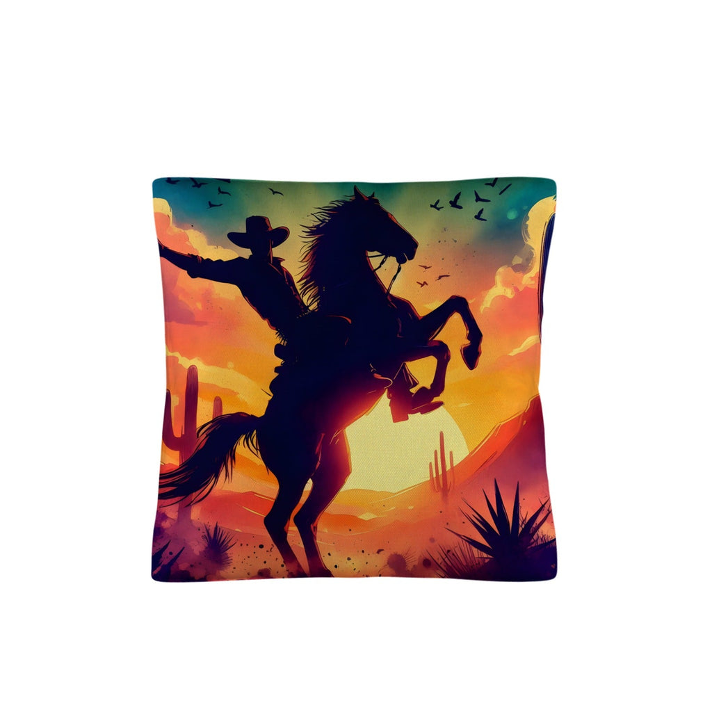 Baha Ranch Sunset Cowboy Pillow Case Made in America