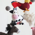 Farmland Animal Baby Mobile