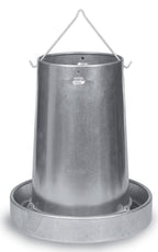 Hanging Galvanized Metal Chicken Feeder & Accessories