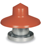 Hanging Galvanized Metal Chicken Feeder & Accessories