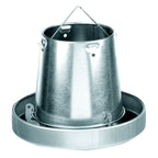 Hanging Galvanized Metal Chicken Feeder & Accessories
