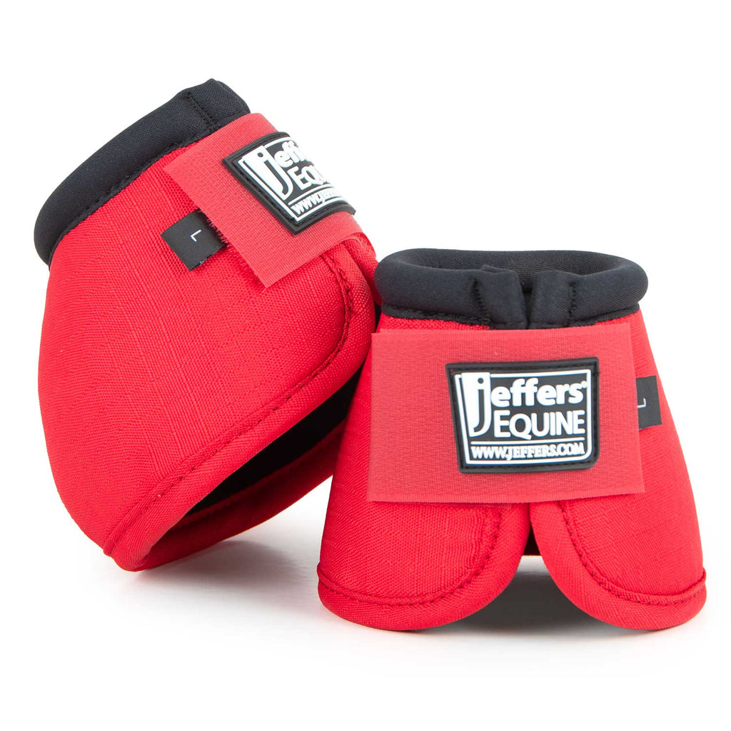 Jeffers No-Turn Bell Boots for Horses, Solid Colors, 2 ct