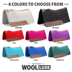 Jeffers WoolLuxe 100% Wool Equine Saddle Pad – Cushioned, Breathable, and Shock-Absorbing