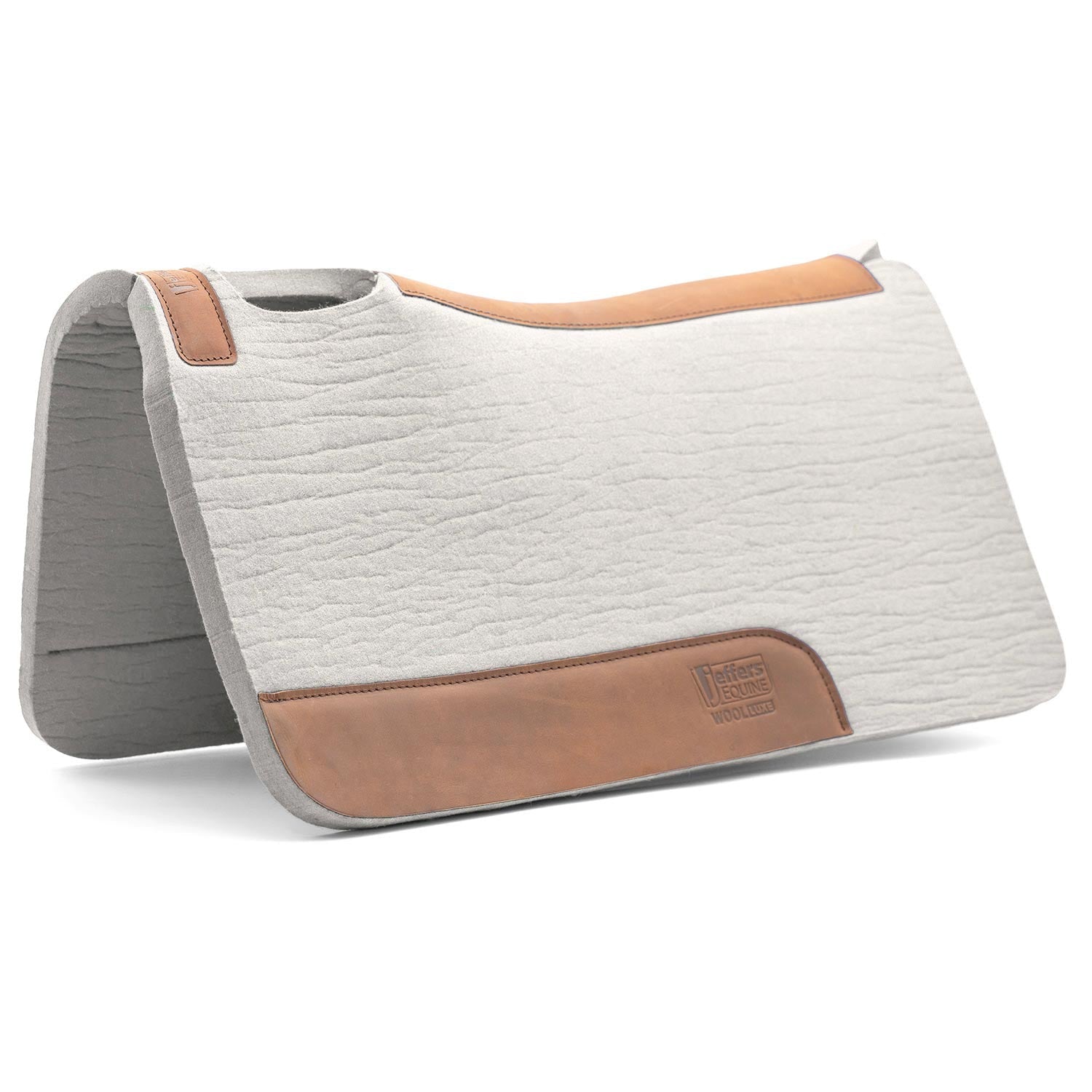 Jeffers WoolLuxe 100% Wool Equine Saddle Pad – Cushioned, Breathable, and Shock-Absorbing