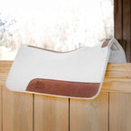 Jeffers WoolLuxe 100% Wool Equine Saddle Pad – Cushioned, Breathable, and Shock-Absorbing