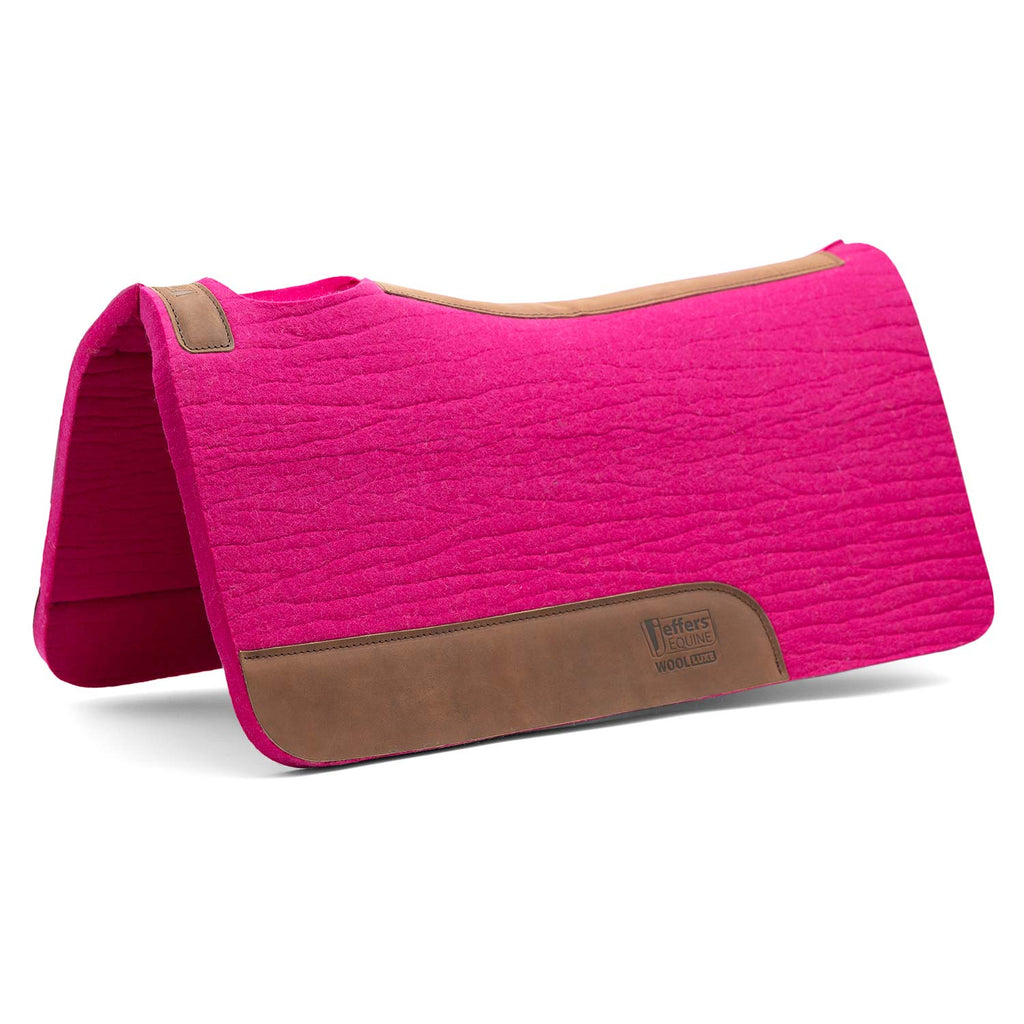 Jeffers WoolLuxe 100% Wool Equine Saddle Pad – Cushioned, Breathable, and Shock-Absorbing