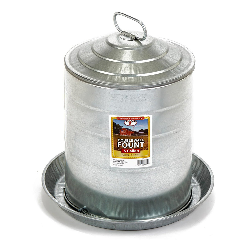 Little Giant Double Wall Fountain Poultry & Chicken Waterer