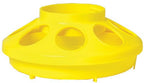 Little Giant 1 Quart Chicken Feeder & Waterer – Plastic Screw-On Jar & Base (Sold Separately)