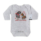 Mommy's Little Valentine Cowboy  - Infant Boys One Piece Western Romper