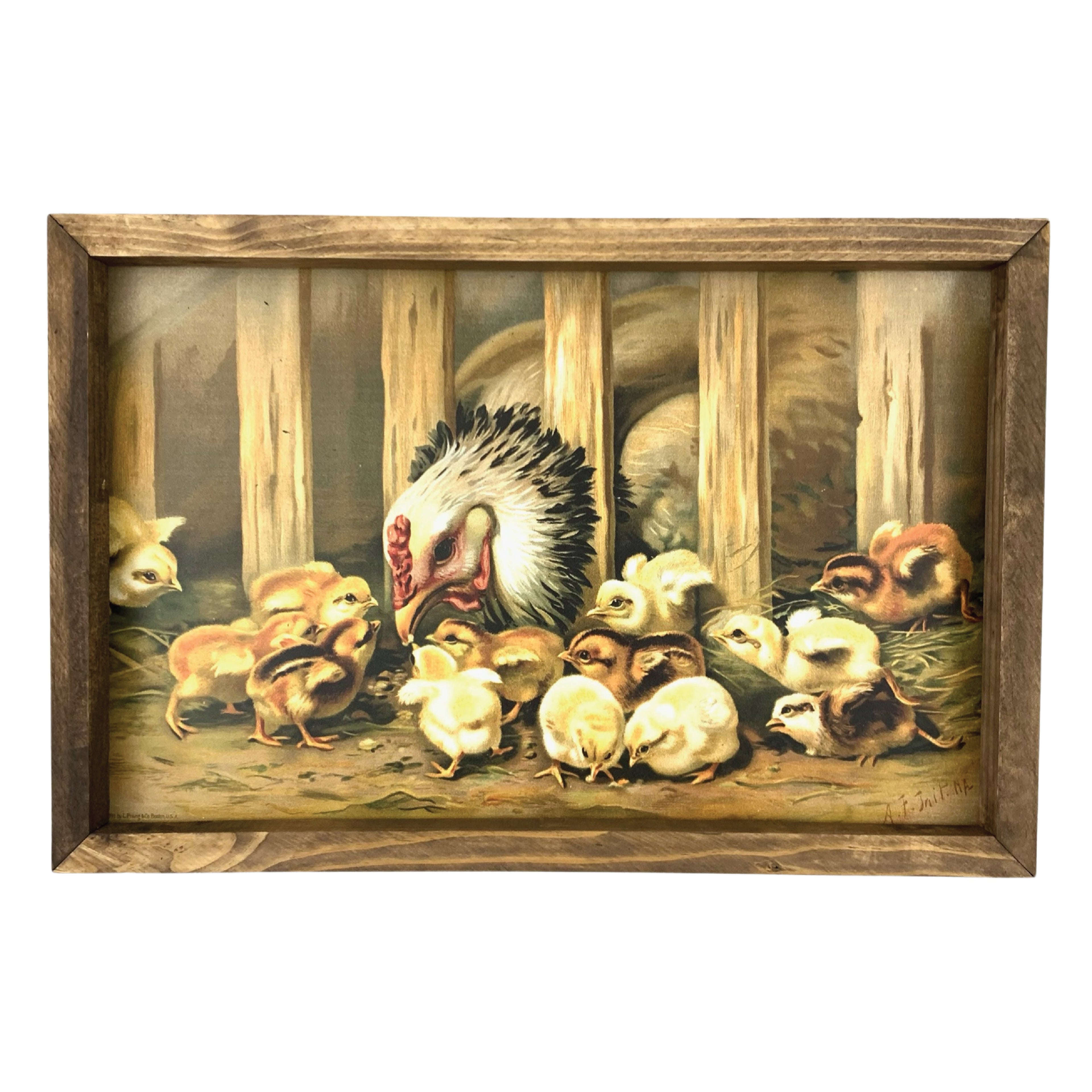 *Clearance!* Mother Hen Framed Art