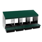 Multi-Compartment Poultry Laying Nesting Boxes with Easy-Clean Plastic Floors