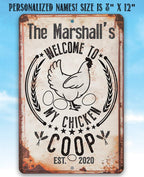 Personalized - My Chicken Coop - Metal Sign