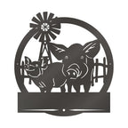 Personalized Pig Farm Monogram