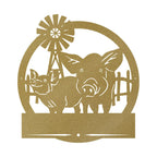 Personalized Pig Farm Monogram