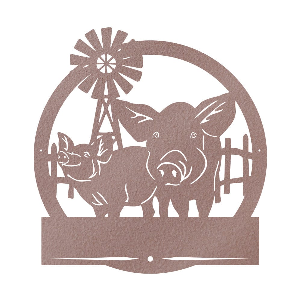 Personalized Pig Farm Monogram