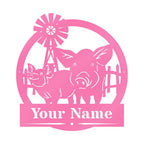 Personalized Pig Farm Monogram