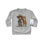 Pony Pals Cowboy - Western Infant Long Sleeve Pullover Shirt