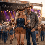 Giddy Up Cowgirl Fringe Vest Shorts Set Outfit