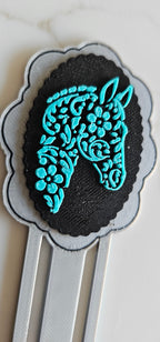 Baha Ranch 3D Horse Equine Bookmark Earrings Pin Magnet made in America