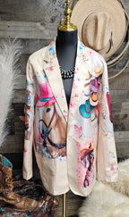 Baha Ranch Danilo Painted Cowgirl Western Blazer