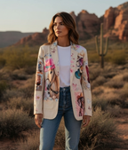 Baha Ranch Danilo Painted Cowgirl Western Blazer