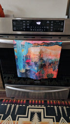 Baha Ranch Desert Dreaming Set of 4 Kitchen Dish Towels Made in America