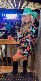 Baha Ranch Vegas Neon Women's Western Blazer