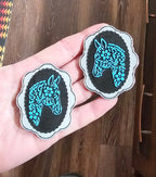 Baha Ranch 3D Horse Equine Bookmark Earrings Pin Magnet made in America