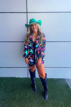 Baha Ranch Vegas Neon Women's Western Blazer