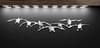 Steel Flock of Incoming Canada Geese | Wall Art