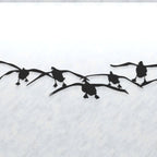 Steel Flock of Incoming Canada Geese | Wall Art