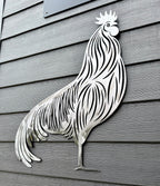 Steel Rooster Wall Art